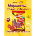 Мармелад жевательный халяль Спирали клубничные 1кг DAMEL/Испания