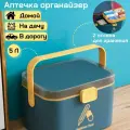Аптечка органайзер домашняя / Контейнер для лекарств автомобильный