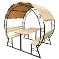 Беседка Подкова с тентом, 150 х 207 х 212 см