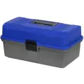Ящик рыболова двухполочный синий Helios артикул T-HS-FB2-B
