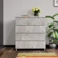 Комод для одежды и вещей Цемент domokomod c 4 ящиками 66*50*75