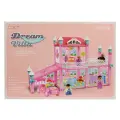 Конструктор вилла Dream Villa, 111 деталей, розовый/белый, от 3 лет