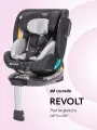 Автокресло Carrello G409 Revolt Sky Grey, текстиль, для новорожденных, до 36кг, с Isofix
