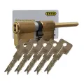 EVVA Цилиндровый механизм EVVA 3KS (87)56/31 ключ/шток, латунь