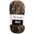 Пряжа YarnArt Dolce коричневый-бежевый (807), 100%микрополиэстер, 120м, 100г, 5шт