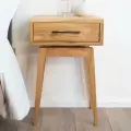 Тумба прикроватная Zolo из массива дуба. Высота 60 см. Парящий корпус 30х39 см.