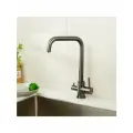 Смеситель для кухни Haiba HB HB76820-3 оружейная сталь