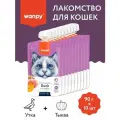Лакомство для кошек Wanpy Cat Мясной мусс из утки и тыквы, 10 шт х 90 гр