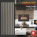 Интерьерные рейки (Баффели) UNO 16*40 - Лимба Пепел (8 шт.)