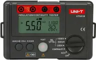 Измеритель сопротивления изоляции UNI-T UT501B, ЖК-дисплей, подсветка, автоматическое выключение