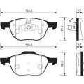 Колодки Задние Ssangyong, Kyron (5-Link/Rexton/Actyon/Musso/Korando 98- Asp Asp K030101 ASP арт. K030101