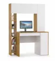 Стол компьютерный Mobi Комфорт 12.71 цвет дуб золотой/белый
