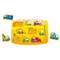 Hape Строительная техника (E1407), 10 дет., 24х29х1.8 см, желтый