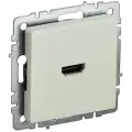 IEK BRITE Розетка HDMI РHDMI-0-БрКр бежевая, IEK, арт. BR-H10-K10