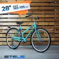 Велосипед городской 28 STELS Legenda 300 С рама 19, мятный, на рост 165-195см, классический дорожный, мужской женский