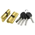 Цилиндровый механизм Punto A200/60 mm (25+10+25) PB латунь