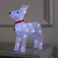 Световая фигура Luazon Lighting «Олень с колокольчиком», акрил, металл, пластик, 25×30×9 см