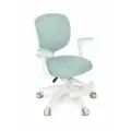 Растущее компьютерное детское кресло с подлокотниками Ergokids Soft Air Plus Y-240 зеленое