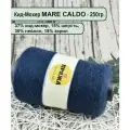 Пряжа Кид-Мохер MARE CALDO 37% кид-мохер, 15% шерсть, 30%/18%, 100гр./1300мет. цв. 086 темно-синий (вес 250гр.)