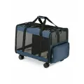 Сумка-переноска для 2 животных кошек собак, на колесах