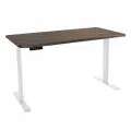 Стол с регулировкой высоты электрический LuxAlto LA-T33-2AR2 белый/дуб коричневый ЛДСП 140*70*2.5