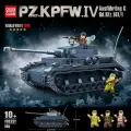 Конструктор военный Танк Pz.Kpfw. IV Ausf. G, Германия, 985 дет.
