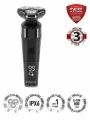 Бритва для мужчин электрическая Polaris PMR 0308RC wet&dry PRO 5 blades+ / Электробритва мужская / Черный