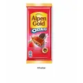 Alpen Gold Шоколад молочный Oreo Нежная клубника, 85 г, 19 шт