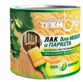 Лак для мебели и паркета Главный Технолог, бесцветный, полуматовый, 1 кг, 1шт, пластиковое ведро