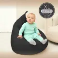 Кресло мешок Груша XL серый Дюспо