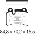 SP2232 колодки дисковые задние! VW Touareg 3.2/3.6/3.0TDi V6 06> Sangsin brake арт. SP2232