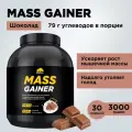 Гейнер белково-углеводный PRIMEKRAFT MASS GAINER для набора массы - Шоколад банка 3000 гр
