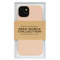 Чехол с MagSafe для iPhone 13 оригинальная кожа MAG NOBLE COLLECTION — Розовый