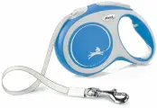 Поводок-рулетка Flexi Comfort Tape L, для крупных собак, 5м, 60кг, двухцветный