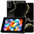 Умный чехол для Lenovo Zhaoyang K10 / Tab M11 (TB-330FU) / Xiaoxin Pad 2024 (TB-331FC) 11 дюйма, 2024 года, черный мрамор