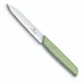 Нож Victorinox для овощей, лезвие 10 см прямое, зелёный