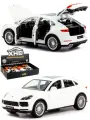 Модель машинки инерционная Porsche Cayenne Белая1:24