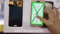 Регулируемый ЖК-дисплей для Samsung Galaxy J7 neo J701 J701F J701M, ЖК-дисплей, дигитайзер сенсорного экрана в сборе, замена экрана J701 Gold
