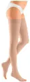 MEDI 200W - II - 1 Чулки с силиконовой резинкой mediven plus (II / Стандартная / Широкое бедро / Карамель / Открытый)