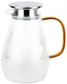 Кувшин Nouvelle 5261022, с крышкой-фильтром, стекло, белый, 1500мл