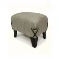 Пуфик в прихожую, банкетка в спальню, коридор, пуф на ножках Рем-мини 38х28 см