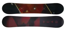 Легкий универсальный сноуборд Head Rush red, красный/черный, ростовка 162W