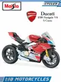 Maisto Ducati Panigale V4 S Corse металлическая модель мотоцикла 1:18