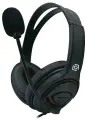 Гарнитура Oklick HS-M400, для компьютера, накладные, проводные, черный [1532019]