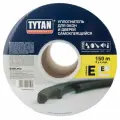 Уплотнитель для окон и дверей самоклеящийся TYTAN Professional Е-профиль 9х4мм , 150м коричневый