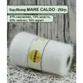 Пряжа Кид-Мохер MARE CALDO 37% кид-мохер, 15% шерсть, 30%/18%, 100гр./1300мет. цв. 831 белый (вес 250гр.)