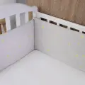 Бортики для новорожденных в кроватку 120*60 см. Съемные чехлы на молнии Созвездия