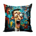 Подушка декоративная Начальник Пикассо 40х40 велюр