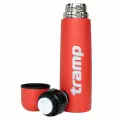 Термос Tramp Basic 0.75 л, TRC-112, нержавеющая сталь/пластик, с пробкой и крышкой-чашкой, размер 27.5х8 см, красный