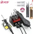 Новая паяльная станция SMD JCD 8898pro 2 в 1 паяльник горячего воздуха ЖК-цифровой дисплей bga печатной платы IC ремонт